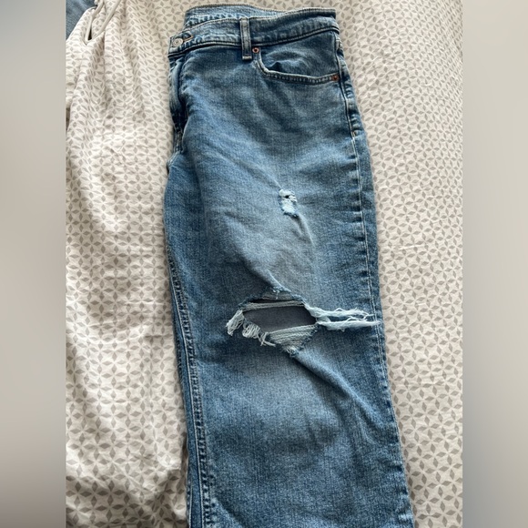 Mid-Rise Boyfriend Jeans - Picture 1 of 4